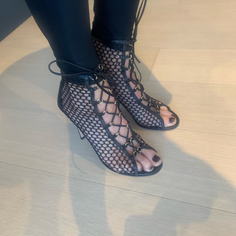 Gianvito Rossi Helena Caged Bootie - Picture 5 of 8